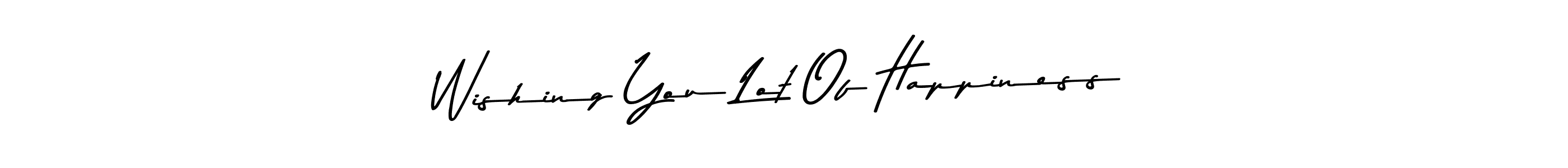 Asem Kandis PERSONAL USE is a professional signature style that is perfect for those who want to add a touch of class to their signature. It is also a great choice for those who want to make their signature more unique. Get Wishing You Lot Of Happiness name to fancy signature for free. Wishing You Lot Of Happiness signature style 9 images and pictures png