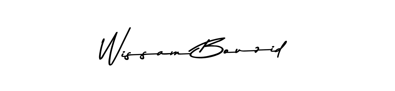 Make a beautiful signature design for name Wissam Bouzid. Use this online signature maker to create a handwritten signature for free. Wissam Bouzid signature style 9 images and pictures png