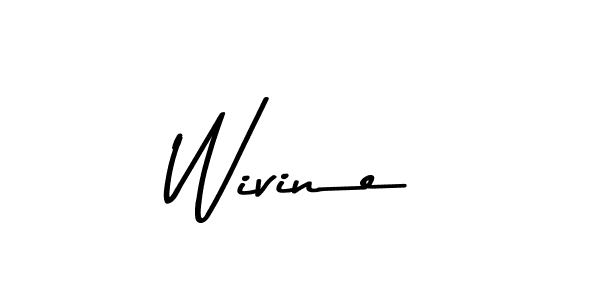 How to make Wivine signature? Asem Kandis PERSONAL USE is a professional autograph style. Create handwritten signature for Wivine name. Wivine signature style 9 images and pictures png