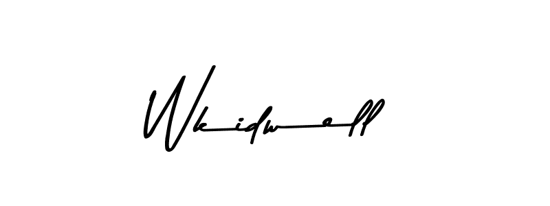 Use a signature maker to create a handwritten signature online. With this signature software, you can design (Asem Kandis PERSONAL USE) your own signature for name Wkidwell. Wkidwell signature style 9 images and pictures png