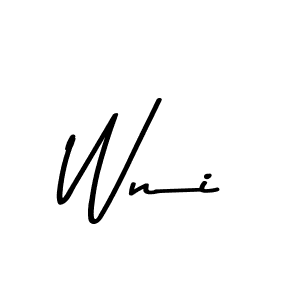 How to Draw Wni signature style? Asem Kandis PERSONAL USE is a latest design signature styles for name Wni. Wni signature style 9 images and pictures png