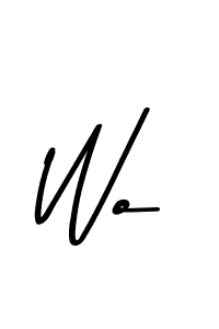 How to make Wo name signature. Use Asem Kandis PERSONAL USE style for creating short signs online. This is the latest handwritten sign. Wo signature style 9 images and pictures png