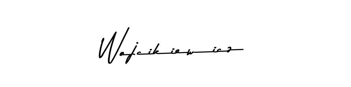 if you are searching for the best signature style for your name Wojcikiewicz. so please give up your signature search. here we have designed multiple signature styles  using Asem Kandis PERSONAL USE. Wojcikiewicz signature style 9 images and pictures png