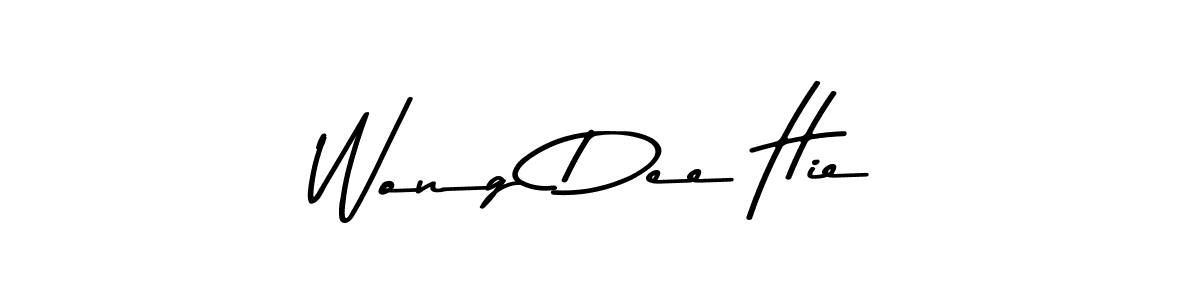 Create a beautiful signature design for name Wong Dee Hie. With this signature (Asem Kandis PERSONAL USE) fonts, you can make a handwritten signature for free. Wong Dee Hie signature style 9 images and pictures png