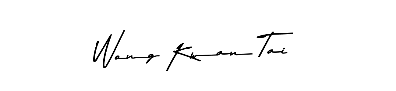 The best way (Asem Kandis PERSONAL USE) to make a short signature is to pick only two or three words in your name. The name Wong Kwan Tai include a total of six letters. For converting this name. Wong Kwan Tai signature style 9 images and pictures png