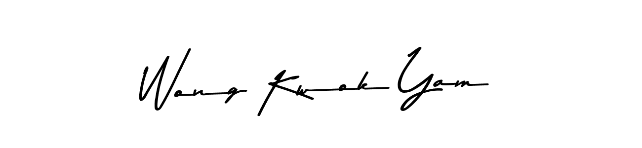 The best way (Asem Kandis PERSONAL USE) to make a short signature is to pick only two or three words in your name. The name Wong Kwok Yam include a total of six letters. For converting this name. Wong Kwok Yam signature style 9 images and pictures png