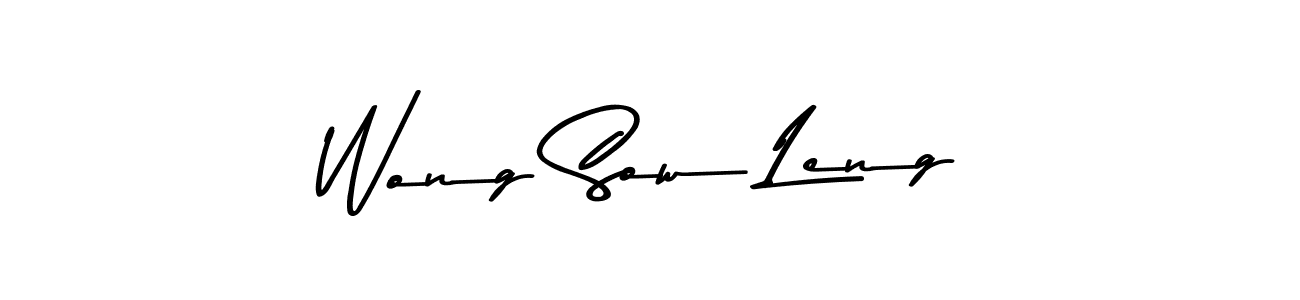 Make a beautiful signature design for name Wong Sow Leng. Use this online signature maker to create a handwritten signature for free. Wong Sow Leng signature style 9 images and pictures png