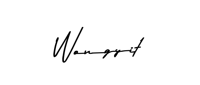 It looks lik you need a new signature style for name Wongyit. Design unique handwritten (Asem Kandis PERSONAL USE) signature with our free signature maker in just a few clicks. Wongyit signature style 9 images and pictures png