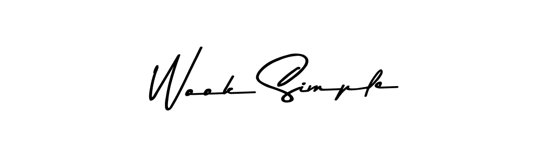 How to Draw Wook Simple signature style? Asem Kandis PERSONAL USE is a latest design signature styles for name Wook Simple. Wook Simple signature style 9 images and pictures png