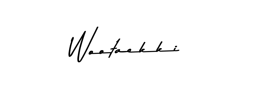 Use a signature maker to create a handwritten signature online. With this signature software, you can design (Asem Kandis PERSONAL USE) your own signature for name Wootaekki. Wootaekki signature style 9 images and pictures png