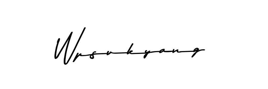 Design your own signature with our free online signature maker. With this signature software, you can create a handwritten (Asem Kandis PERSONAL USE) signature for name Wpsukyang. Wpsukyang signature style 9 images and pictures png