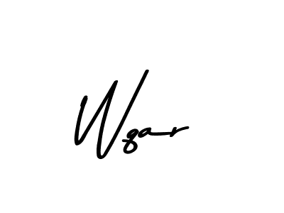 You should practise on your own different ways (Asem Kandis PERSONAL USE) to write your name (Wqar) in signature. don't let someone else do it for you. Wqar signature style 9 images and pictures png