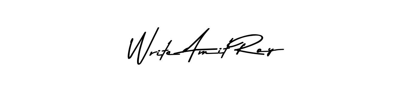 The best way (Asem Kandis PERSONAL USE) to make a short signature is to pick only two or three words in your name. The name Write Amit Roy include a total of six letters. For converting this name. Write Amit Roy signature style 9 images and pictures png