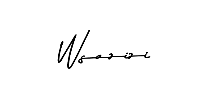 The best way (Asem Kandis PERSONAL USE) to make a short signature is to pick only two or three words in your name. The name Wsazizi include a total of six letters. For converting this name. Wsazizi signature style 9 images and pictures png