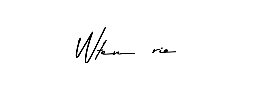 The best way (Asem Kandis PERSONAL USE) to make a short signature is to pick only two or three words in your name. The name Wtenório include a total of six letters. For converting this name. Wtenório signature style 9 images and pictures png