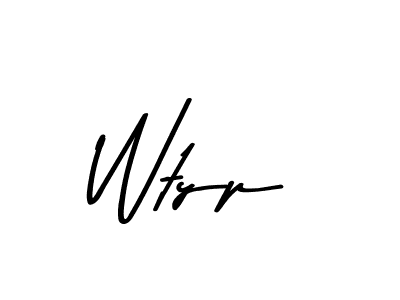 Also we have Wtyp name is the best signature style. Create professional handwritten signature collection using Asem Kandis PERSONAL USE autograph style. Wtyp signature style 9 images and pictures png