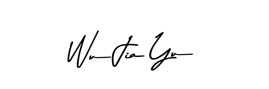 The best way (Asem Kandis PERSONAL USE) to make a short signature is to pick only two or three words in your name. The name Wu Jia Yu include a total of six letters. For converting this name. Wu Jia Yu signature style 9 images and pictures png