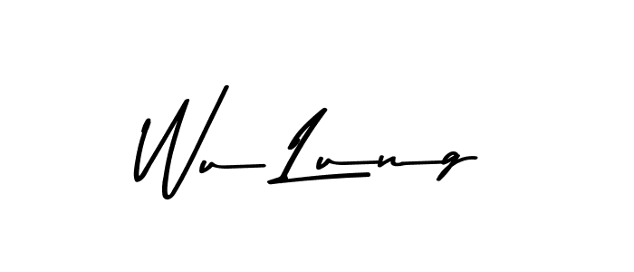 How to make Wu Lung name signature. Use Asem Kandis PERSONAL USE style for creating short signs online. This is the latest handwritten sign. Wu Lung signature style 9 images and pictures png