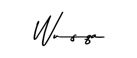 Explore multiple handwriting variations for Wusqa including this stunning Asem Kandis PERSONAL USE design. Free to use across all platforms. Wusqa signature style 9 images and pictures png