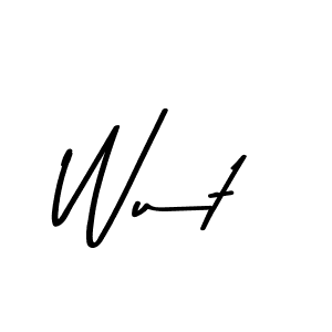 Make a beautiful signature design for name Wut. With this signature (Asem Kandis PERSONAL USE) style, you can create a handwritten signature for free. Wut signature style 9 images and pictures png