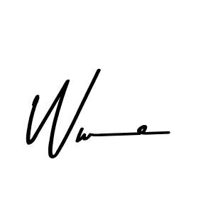 Create a beautiful signature design for name Wwe. With this signature (Asem Kandis PERSONAL USE) fonts, you can make a handwritten signature for free. Wwe signature style 9 images and pictures png