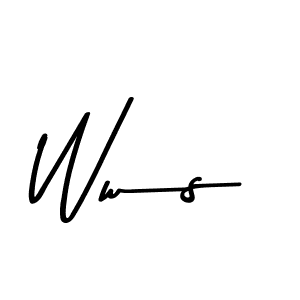 Make a beautiful signature design for name Wws. With this signature (Asem Kandis PERSONAL USE) style, you can create a handwritten signature for free. Wws signature style 9 images and pictures png