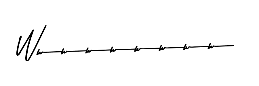 Make a beautiful signature design for name Wwwwwwwww. With this signature (Asem Kandis PERSONAL USE) style, you can create a handwritten signature for free. Wwwwwwwww signature style 9 images and pictures png
