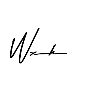 Also You can easily find your signature by using the search form. We will create Wxh name handwritten signature images for you free of cost using Asem Kandis PERSONAL USE sign style. Wxh signature style 9 images and pictures png