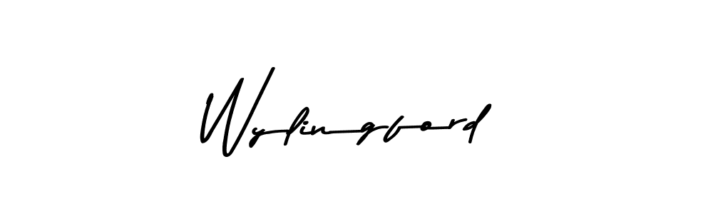 Make a beautiful signature design for name Wylingford. With this signature (Asem Kandis PERSONAL USE) style, you can create a handwritten signature for free. Wylingford signature style 9 images and pictures png