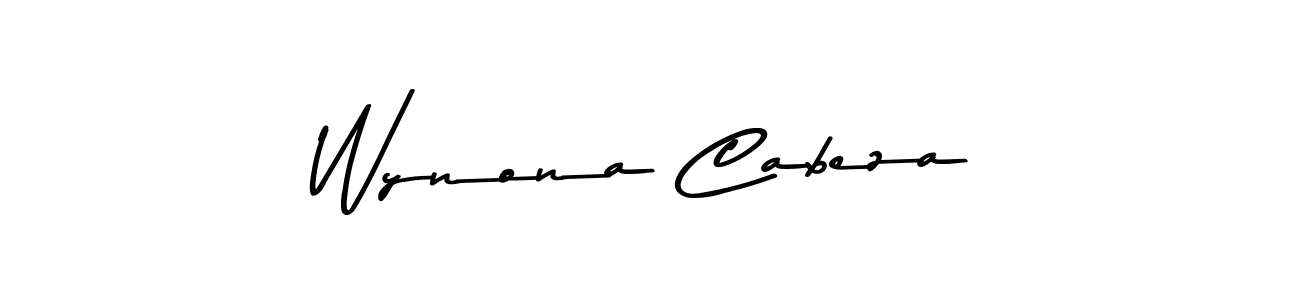 You should practise on your own different ways (Asem Kandis PERSONAL USE) to write your name (Wynona Cabeza) in signature. don't let someone else do it for you. Wynona Cabeza signature style 9 images and pictures png