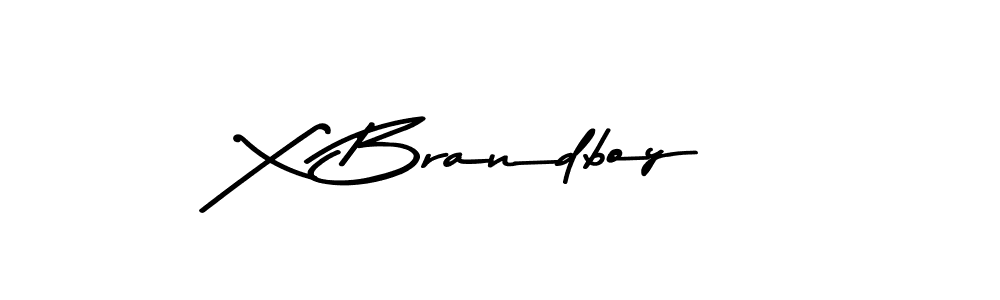 How to make X Brandboy signature? Asem Kandis PERSONAL USE is a professional autograph style. Create handwritten signature for X Brandboy name. X Brandboy signature style 9 images and pictures png