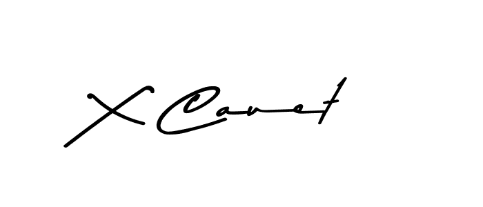 How to make X Cauet name signature. Use Asem Kandis PERSONAL USE style for creating short signs online. This is the latest handwritten sign. X Cauet signature style 9 images and pictures png