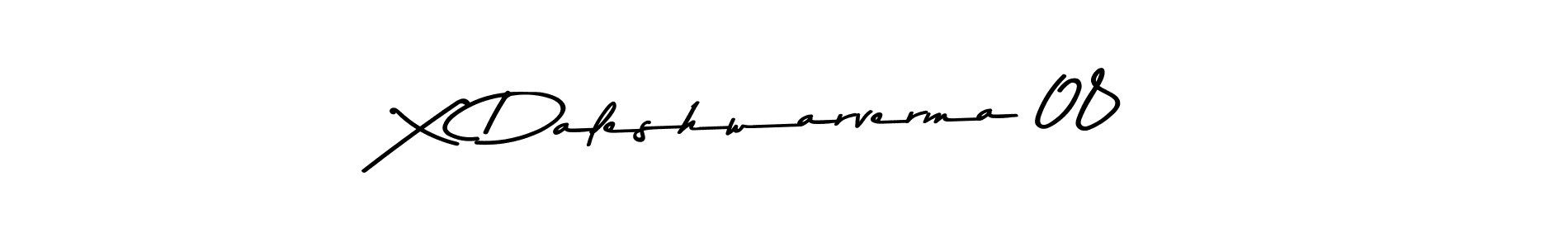 Also You can easily find your signature by using the search form. We will create X Daleshwarverma 08 name handwritten signature images for you free of cost using Asem Kandis PERSONAL USE sign style. X Daleshwarverma 08 signature style 9 images and pictures png