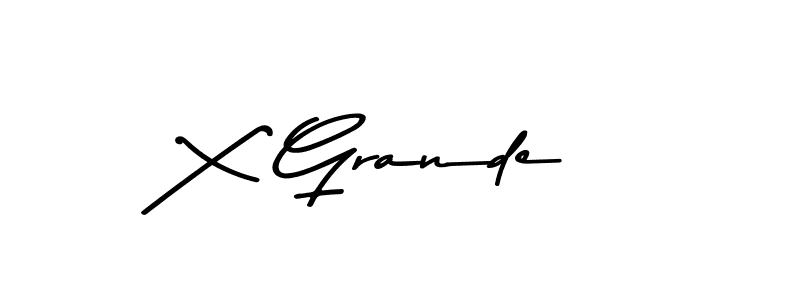 How to Draw X Grande signature style? Asem Kandis PERSONAL USE is a latest design signature styles for name X Grande. X Grande signature style 9 images and pictures png