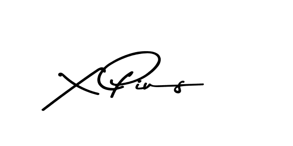 Design your own signature with our free online signature maker. With this signature software, you can create a handwritten (Asem Kandis PERSONAL USE) signature for name X Pius. X Pius signature style 9 images and pictures png