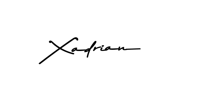 Make a beautiful signature design for name Xadrian. With this signature (Asem Kandis PERSONAL USE) style, you can create a handwritten signature for free. Xadrian signature style 9 images and pictures png