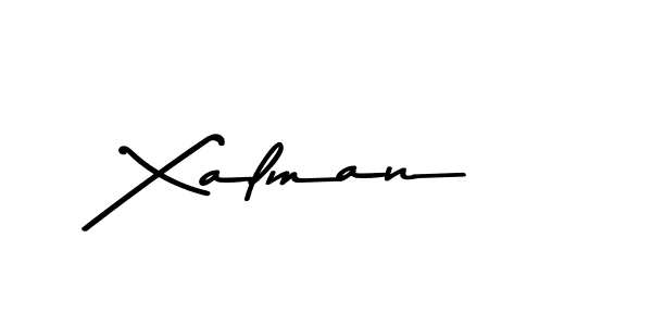 Make a beautiful signature design for name Xalman. With this signature (Asem Kandis PERSONAL USE) style, you can create a handwritten signature for free. Xalman signature style 9 images and pictures png