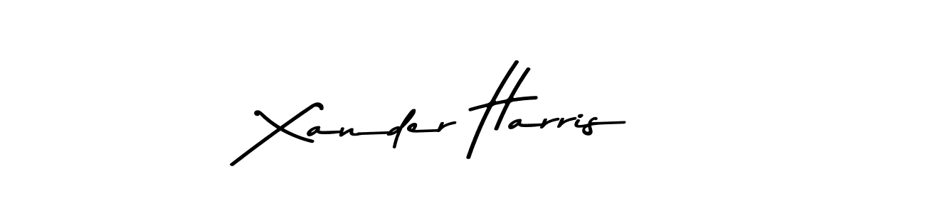 How to make Xander Harris name signature. Use Asem Kandis PERSONAL USE style for creating short signs online. This is the latest handwritten sign. Xander Harris signature style 9 images and pictures png