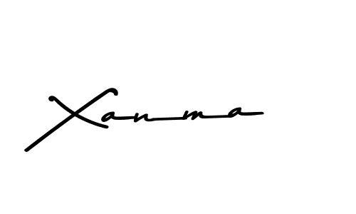 Use a signature maker to create a handwritten signature online. With this signature software, you can design (Asem Kandis PERSONAL USE) your own signature for name Xanma. Xanma signature style 9 images and pictures png