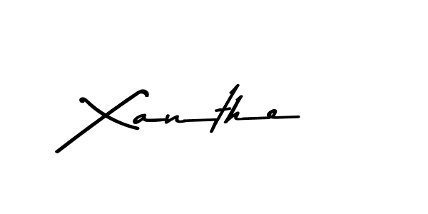 How to make Xanthe signature? Asem Kandis PERSONAL USE is a professional autograph style. Create handwritten signature for Xanthe name. Xanthe signature style 9 images and pictures png