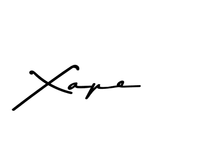 Create a beautiful signature design for name Xape. With this signature (Asem Kandis PERSONAL USE) fonts, you can make a handwritten signature for free. Xape signature style 9 images and pictures png