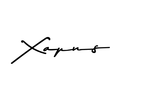 How to Draw Xapns signature style? Asem Kandis PERSONAL USE is a latest design signature styles for name Xapns. Xapns signature style 9 images and pictures png