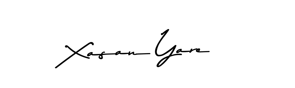 Design your own signature with our free online signature maker. With this signature software, you can create a handwritten (Asem Kandis PERSONAL USE) signature for name Xasan Yare. Xasan Yare signature style 9 images and pictures png