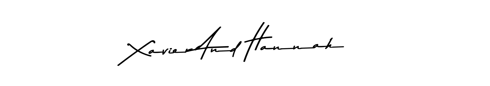 You can use this online signature creator to create a handwritten signature for the name Xavier And Hannah. This is the best online autograph maker. Xavier And Hannah signature style 9 images and pictures png