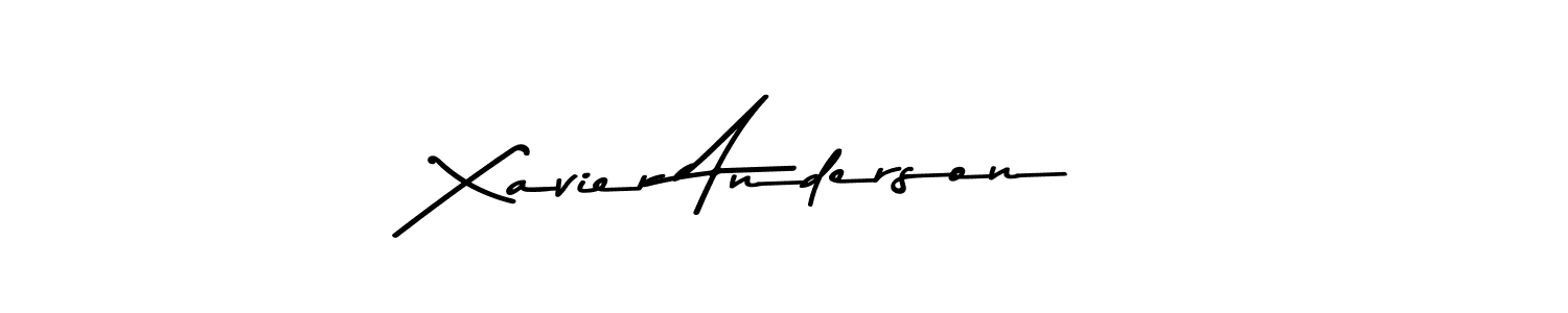 Asem Kandis PERSONAL USE is a professional signature style that is perfect for those who want to add a touch of class to their signature. It is also a great choice for those who want to make their signature more unique. Get Xavier Anderson name to fancy signature for free. Xavier Anderson signature style 9 images and pictures png