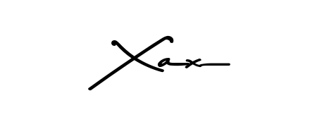 Practice writing Xax with the flow of Asem Kandis PERSONAL USE lettering. A fantastic source of inspiration for developing your personal signature style. Xax signature style 9 images and pictures png