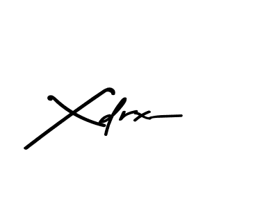 Make a beautiful signature design for name Xdrx. With this signature (Asem Kandis PERSONAL USE) style, you can create a handwritten signature for free. Xdrx signature style 9 images and pictures png