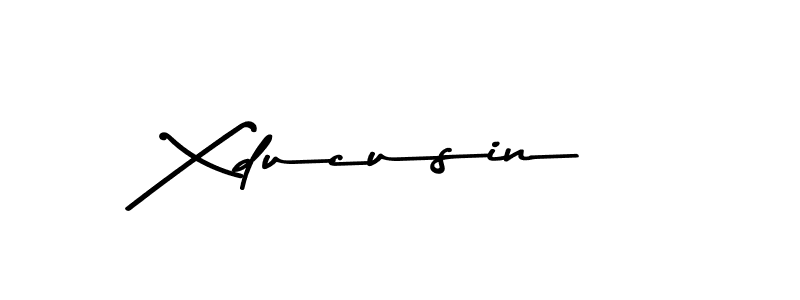 Design your own signature with our free online signature maker. With this signature software, you can create a handwritten (Asem Kandis PERSONAL USE) signature for name Xducusin. Xducusin signature style 9 images and pictures png