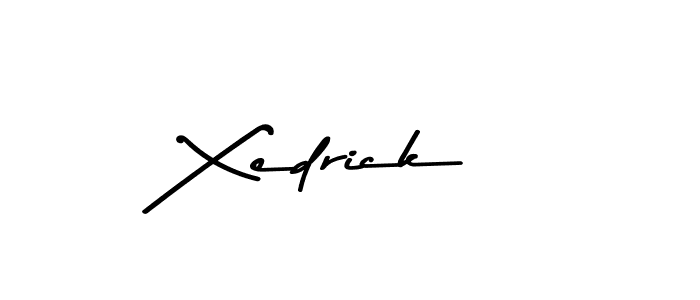 Design your own signature with our free online signature maker. With this signature software, you can create a handwritten (Asem Kandis PERSONAL USE) signature for name Xedrick. Xedrick signature style 9 images and pictures png
