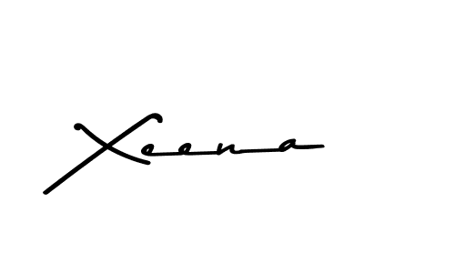 Design your own signature with our free online signature maker. With this signature software, you can create a handwritten (Asem Kandis PERSONAL USE) signature for name Xeena. Xeena signature style 9 images and pictures png